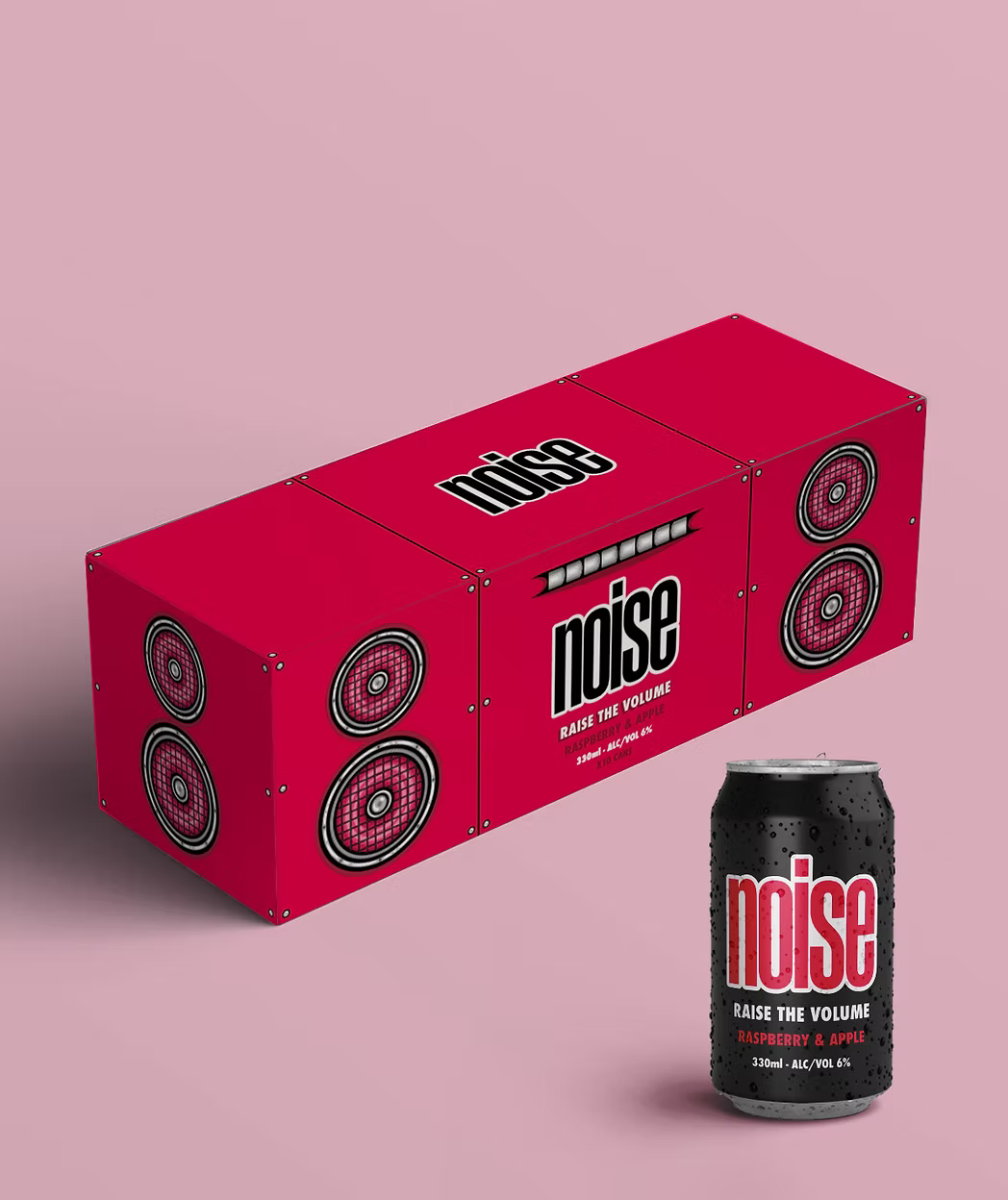 Noise RTD Raspberry & Apple 10 Pack, 6% ABV