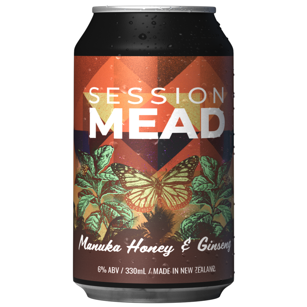 GINGER GINSENG MEAD 330ml can - Big Mountain Mead