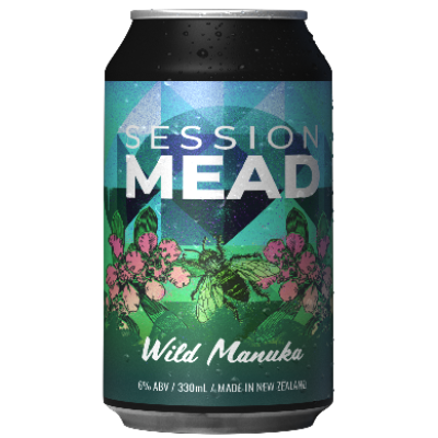 Wild Manuka Mead 330ml can - Big Mountain Mead