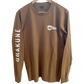 Big Mountain Mead Long Sleeved Tee in camel/tan - front