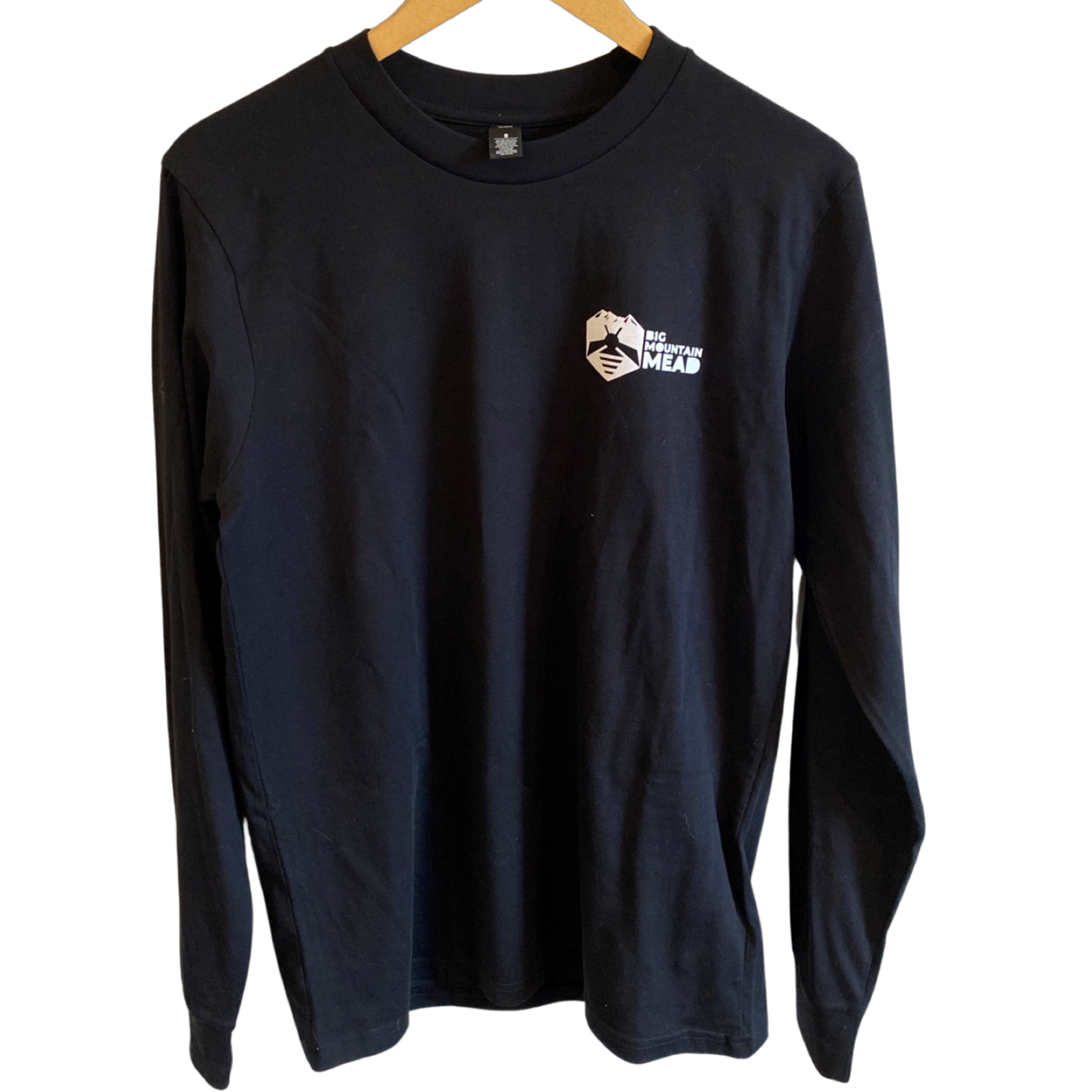 Big Mountain Mead Long Sleeved Tee in black - front