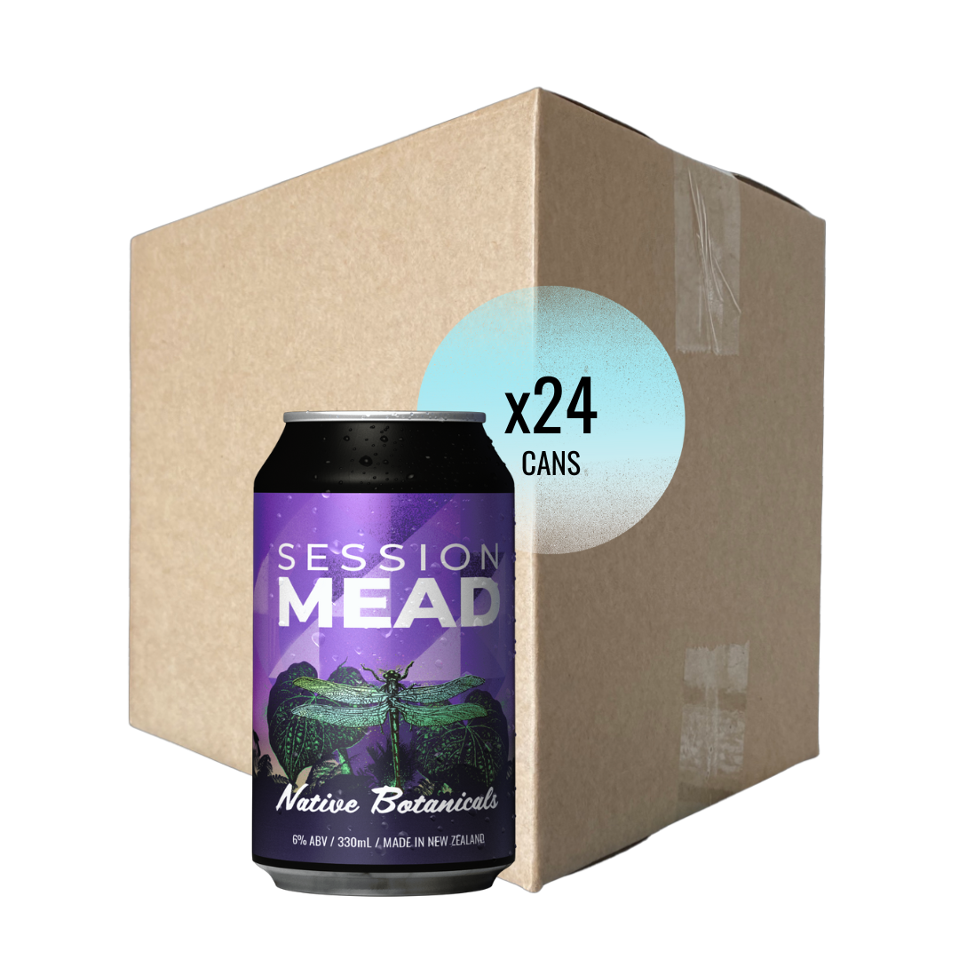 Native Botanicals mead wholesale 24-case 330ml cans - Big Mountain Mead