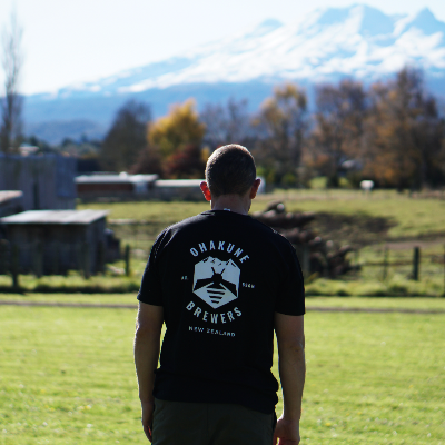 Big Mountain Mead Short Sleeved Tee in black - back